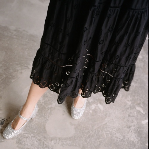 Dora High Heels, silver glitter OUTLET | Balagan Studio