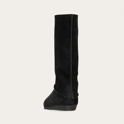 Sasha Boots, black nubuck OUTLET | Balagan Studio