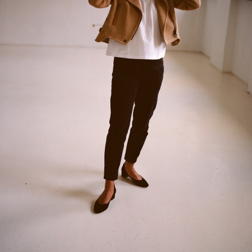 Migdal Low Heels, black suede OUTLET | Balagan Studio