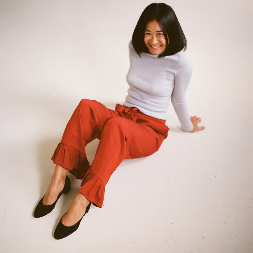 Migdal Low Heels, black suede OUTLET | Balagan Studio