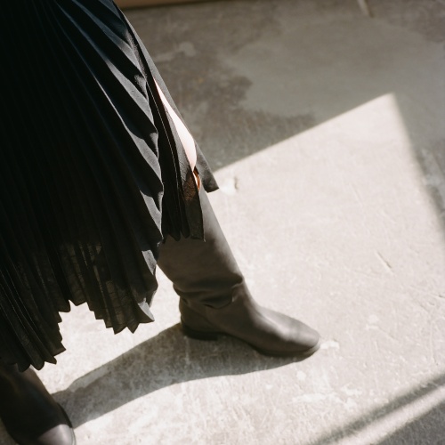 Polo High Boots, waxed black OUTLET | Balagan Studio