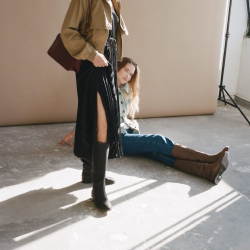 Polo High Boots, waxed black OUTLET | Balagan Studio