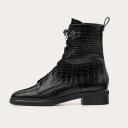 Tzava Boots, black croco OUTLET