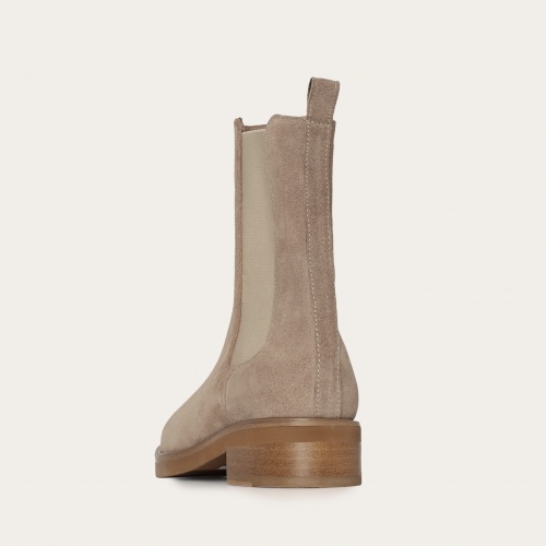 Arava Chelsea Boots, grey velvet | Balagan Studio
