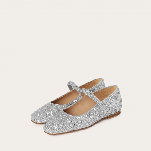 Pass baleriny, srebrny brokat | Balagan Studio