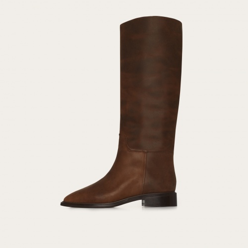 Polo High Boots, waxed brown | Balagan Studio