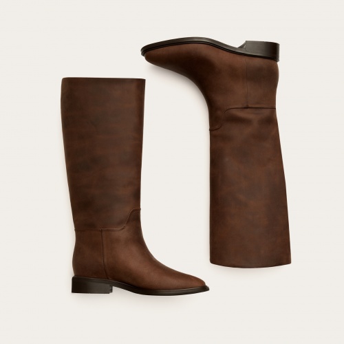 Polo High Boots, waxed brown | Balagan Studio
