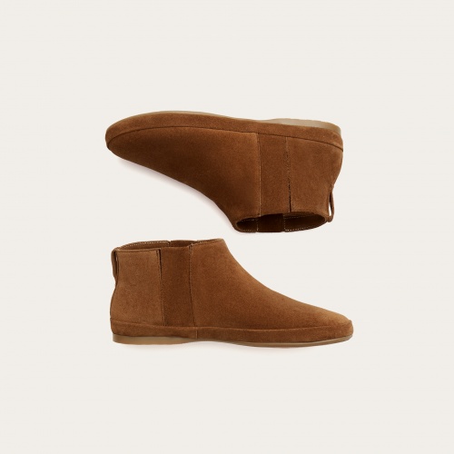 Reka Boots, desert brown velvet OUTLET | Balagan Studio