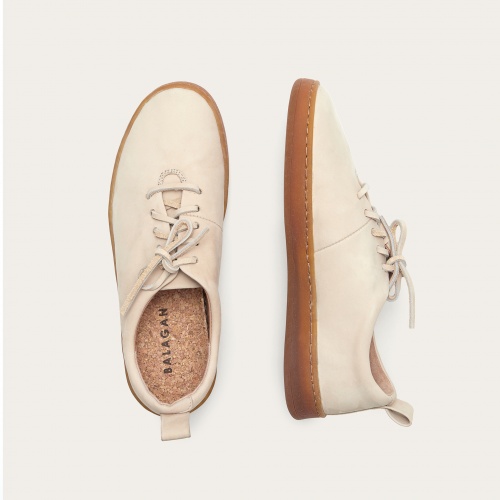 Shakuf sneakersy BIO, jasny nubuk | Balagan Studio
