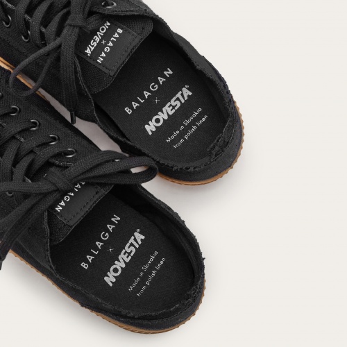 Novesta Star Master women's sneakers VEGAN, black | Balagan Studio