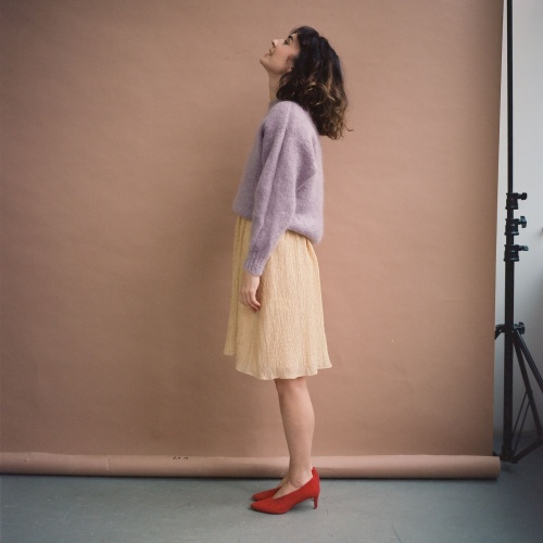 Schpitz Heels, red suede | Balagan Studio