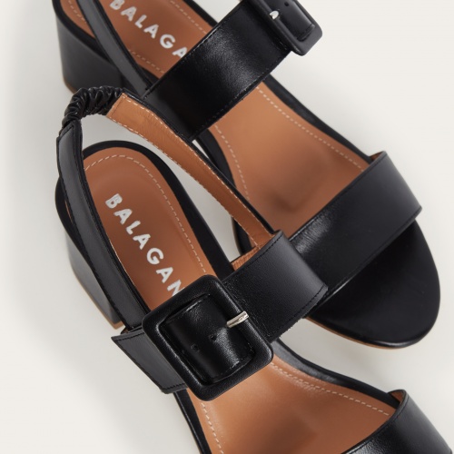 Rehava Sandals, black rustic | Balagan Studio