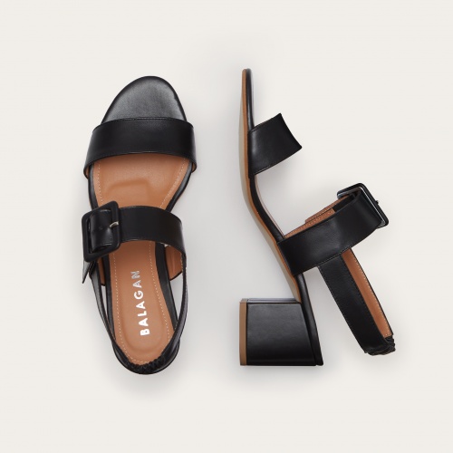 Rehava Sandals, black rustic | Balagan Studio