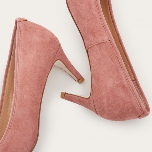 Sica Heels, coral suede | Balagan Studio
