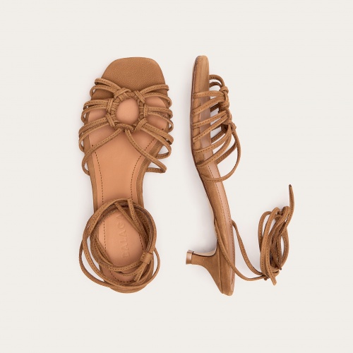 Amfi kitten sandały, karmelowy | Balagan Studio