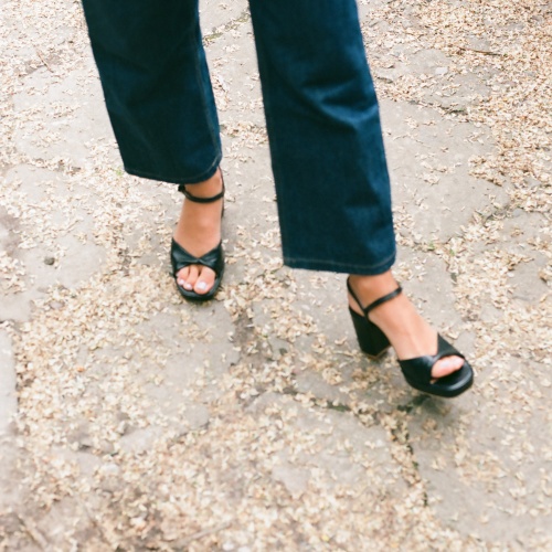 Bianca Sandals, black | Balagan Studio
