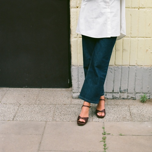 Bianca Sandals, aubergine | Balagan Studio