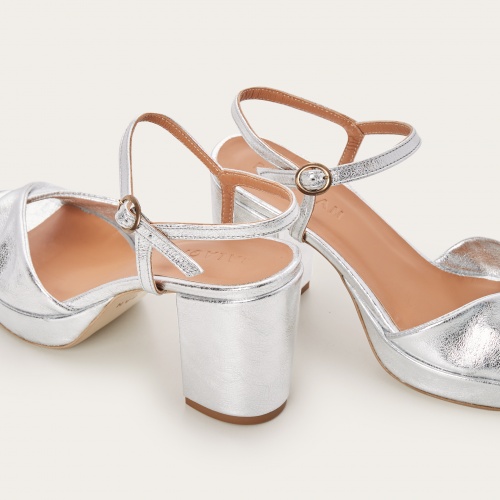 Bianca Sandals, silver | Balagan Studio