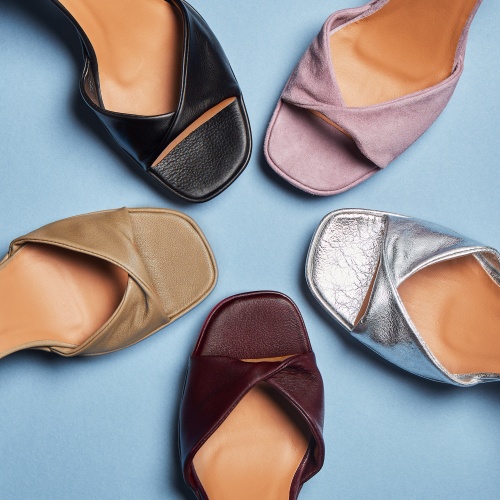 Bianca Sandals, pebble grey | Balagan Studio