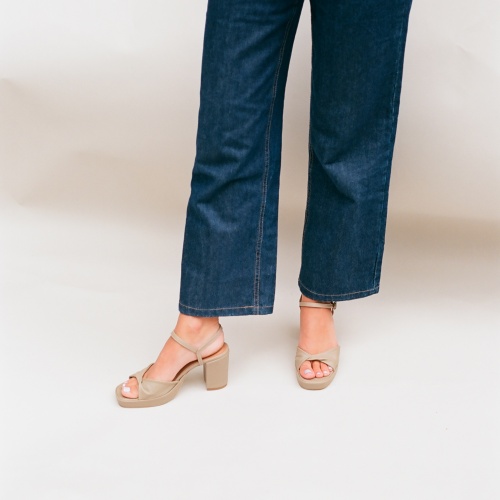 Bianca Sandals, pebble grey | Balagan Studio