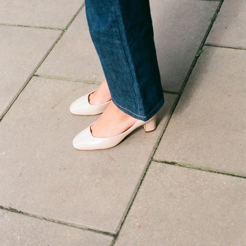Sira Heels, rattan glossy | Balagan Studio