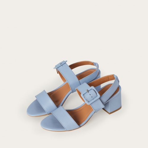 Rehava sandały, dżinsowy błękit | Balagan Studio