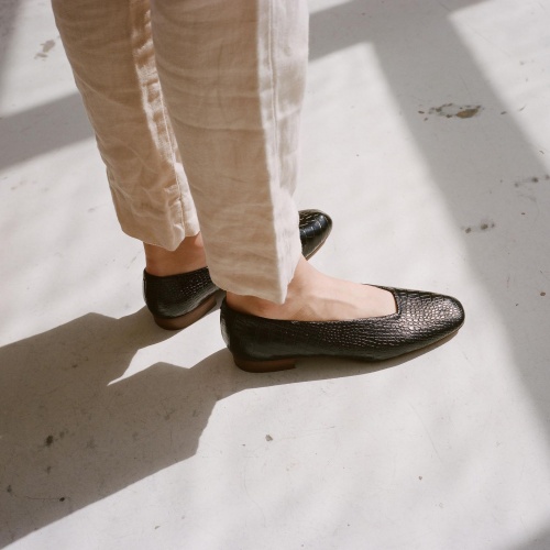Kikar Ballerina, black croco | Balagan Studio
