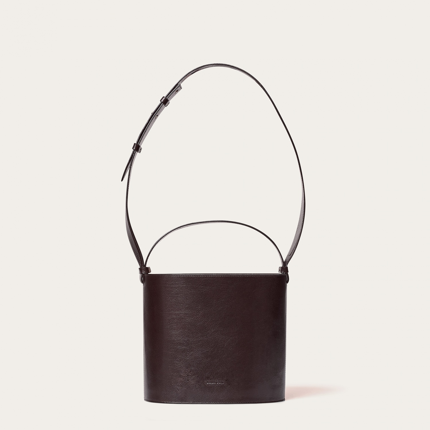 Champagne Bucket Bag, deep brown OUTLET Balagan Studio
