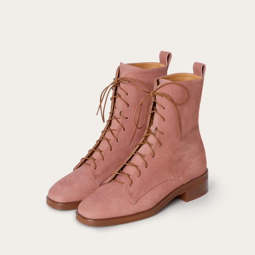 Tzava botki, brudny róż nubuk | Balagan Studio