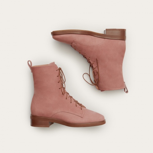 Tzava botki, brudny róż nubuk | Balagan Studio
