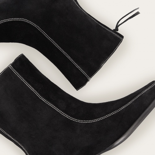 Rachela Boots, black velvet | Balagan Studio