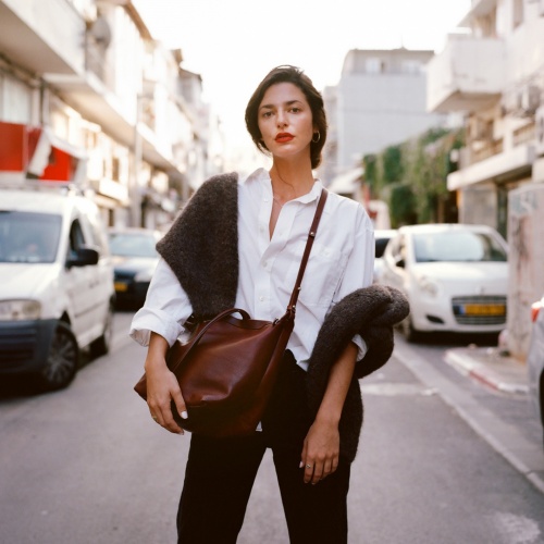 Ima torebka L, brąz OUTLET | Balagan Studio