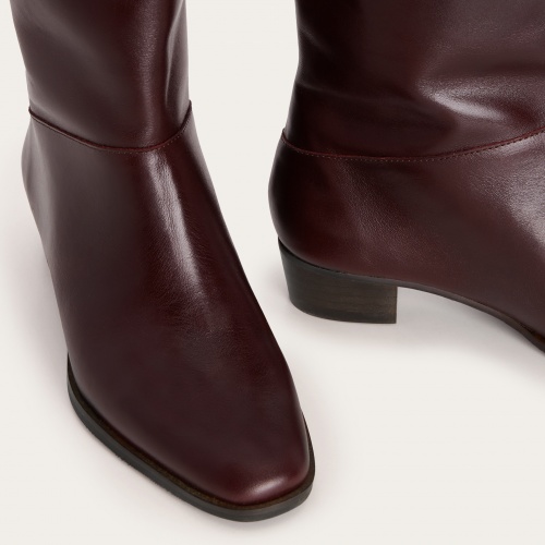 Martha High Boots, mahogany | Balagan Studio
