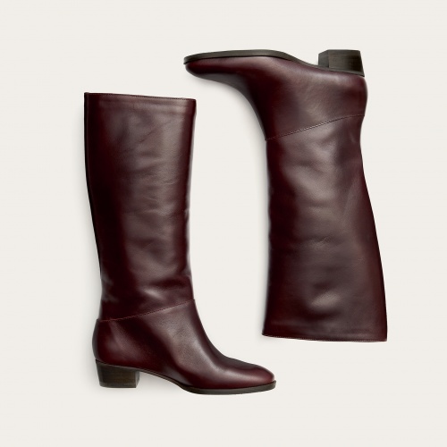 Martha High Boots, mahogany | Balagan Studio