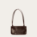 Suzanne torebka S, brązowy wzór krokodyla
