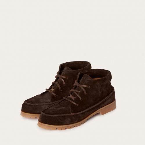 Geva Boots, dark chocolate velvet | Balagan Studio