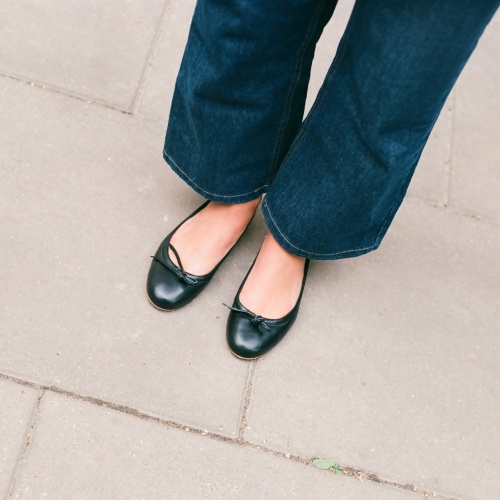 Amuka baleriny, czarny OUTLET| Balagan Studio