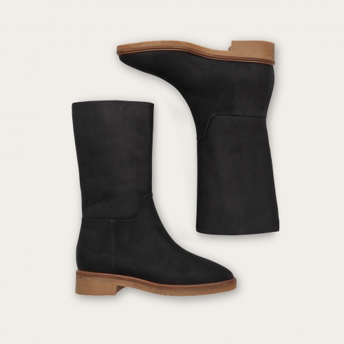 Sade boots, waxed black | Balagan Studio