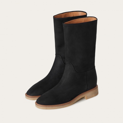 Sade boots, waxed black | Balagan Studio