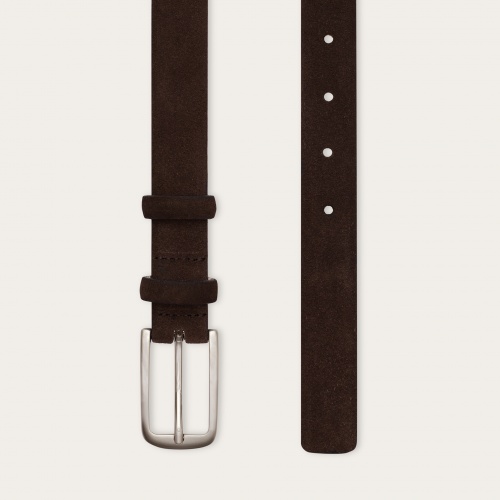 Belt №3, brown velvet | Balagan Studio