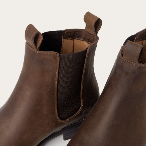 Negew Chelsea Boots, waxed brown OUTLET| Balagan Studio