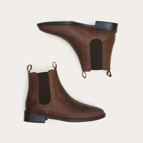 Negew Chelsea Boots, waxed brown OUTLET| Balagan Studio