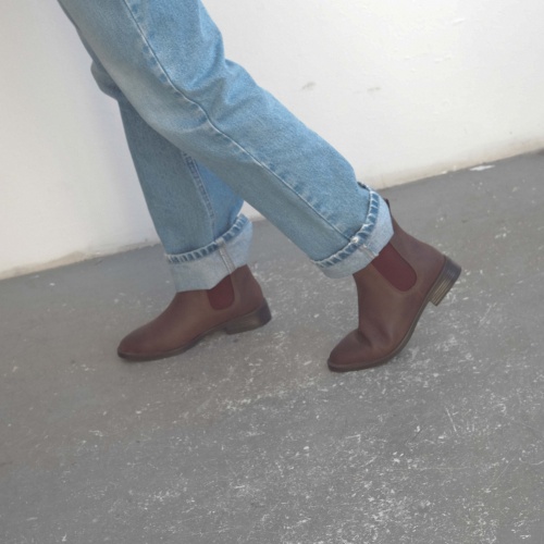 Negew Chelsea Boots, waxed brown OUTLET| Balagan Studio