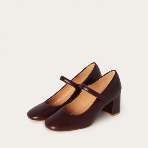 Dora High Heels, mahogany | Balagan Studio