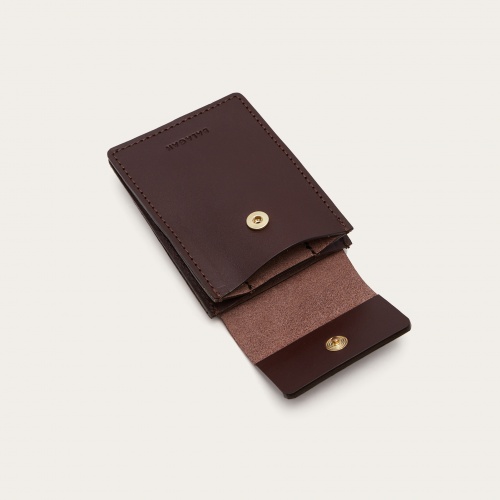 Anahi wallet, dark chocolate | Balagan Studio