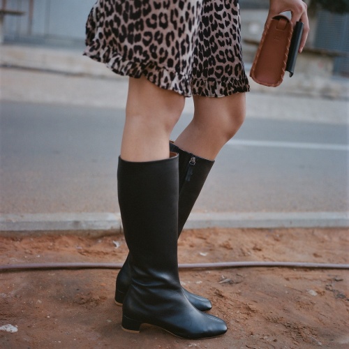Bisou High Boots, black OUTLET | Balagan Studio