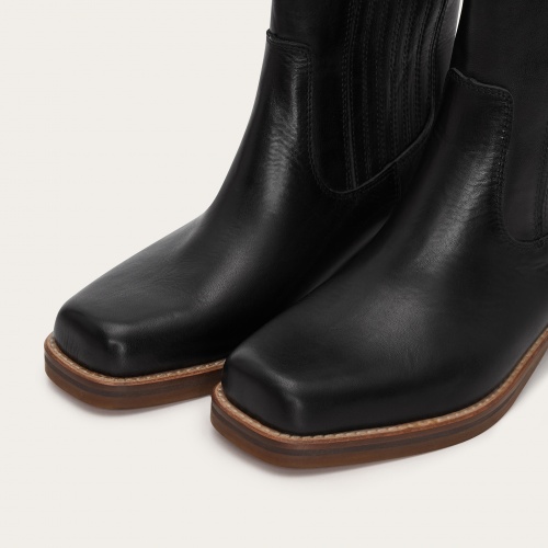 Rokev cowboy boots, black | Balagan Studio