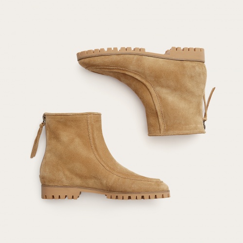 Moten Boots, sand velvet OUTLET | Balagan Studio