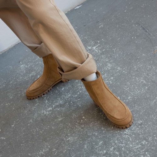 Moten Boots, sand velvet OUTLET | Balagan Studio