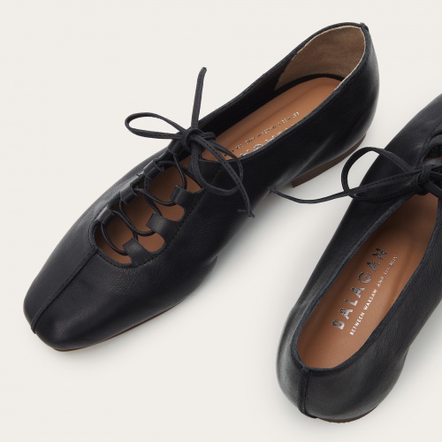 Roma baleriny, czarny OUTLET | Balagan Studio